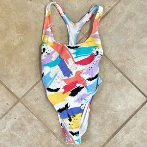 Retro one piece swim